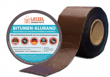Bitumen Aluband Dichtband 50 mm - Farbe Braun