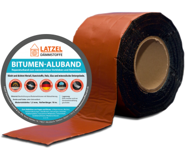 Bitumen Aluband Dichtband 50 mm - Farbe Terracotta