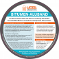 Preview: Bitumen Aluband Dichtband 250mm - Farbe Alu