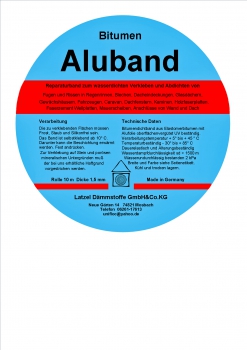 Bitumen Aluband Dichtband 50mm - Farbe Kupfer