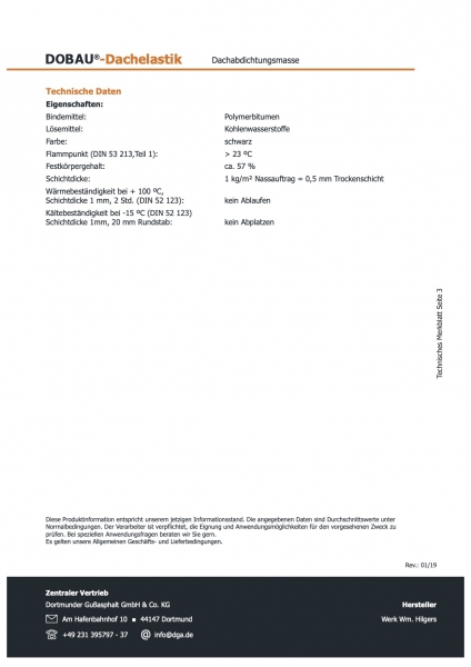 Dobau Dachelastik Flüssigabdichtung 5 kg
