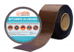 Bitumen Aluband Dichtband 75 mm - Farbe Braun