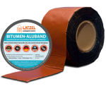Bitumen Aluband Dichtband 75 mm - Farbe Terracotta