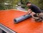 Preview: Self-Adhesive Aluminium-Coated Roof Waterproofing Membrane, Brick red/Terracotta – 1 m x 10 m Roll 10 m² | Quick Sealing Without an Open Flame