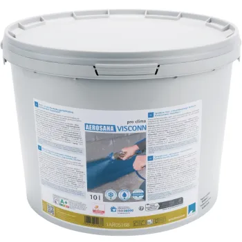 Aerosan Visconn 10 l - Sprayable frost- and moisture-resistant sealant, humidity-variable, blue/black