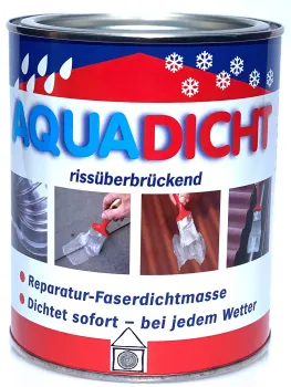 Aqua-Dicht grey 750 ml – instant sealing compound for repairs, broad adhesion range even in wet conditions