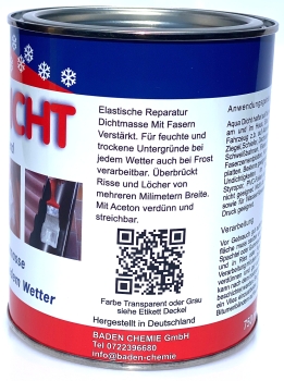 Aqua Dicht grau - Dose 750 ml