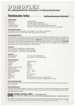 DOMOFLEX White Sealant – Silicone Alternative, also adheres to damp substrates