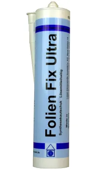 Folien Fix Adhesive Ultra solvent-based – 300 ml cartridge | Winter-grade adhesive for airtight connections indoors & outdoors