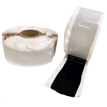 Double-sided self-adhesive bitumen tape (DSK nail sealing tape) – width 100 mm, 10 m roll