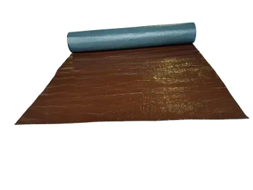 Self-Adhesive Aluminium-Coated Roof Waterproofing Membrane brown – 1 m x 10 m Roll 10 m² | Quick Sealing Without an Open Flame