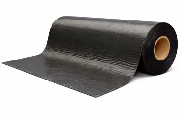 Self-Adhesive Aluminium-Coated Roof Waterproofing Membrane, Black – 1 m x 5 m Roll 5 m² | Quick Sealing Without an Open Flame