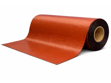 Self-Adhesive Aluminium-Coated Roof Waterproofing Membrane, Brick red/Terracotta – 1 m x 10 m Roll 10 m² | Quick Sealing Without an Open Flame