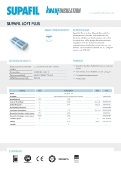 Knauf Supafil® Loft Plus – aislamiento soplado para forjados de entreplanta de lana de vidrio, palé de 431,6 kg.