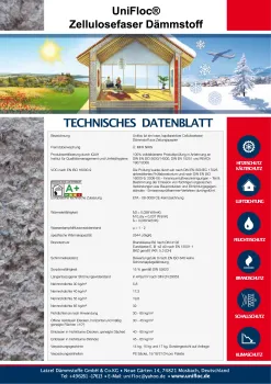 Unifloc Zellulosedämmung