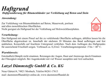 Universal Bonding Primer – Primer for Bitumen Tapes 0.5 L Can