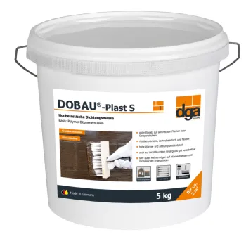 DOBAU® Plast S 5 kg – Liquid waterproofing, highly elastic & solvent-free balcony/terrace/flat roof