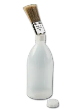 Bottle with brush - Tool for application of WELDANO TURGA (HS)