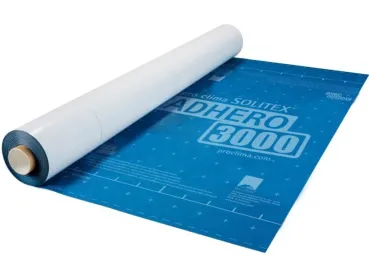 Solitex Adhero 3000 15 m² width 0,50 m - Medium-weight full-surface adhesive, diffusion-open airtightness and weathering-protection membrane