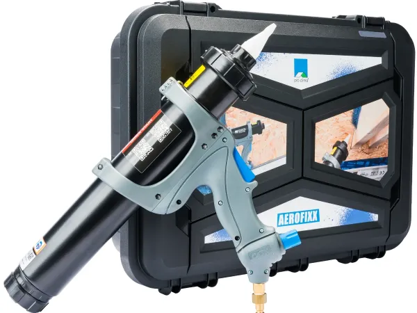 Aerofixx + Aeroboxx - Application gun for AEROSANA system foil cartridges – with transport case