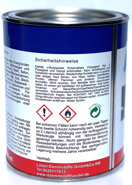 Aqua Dicht grau - Dose 750 ml