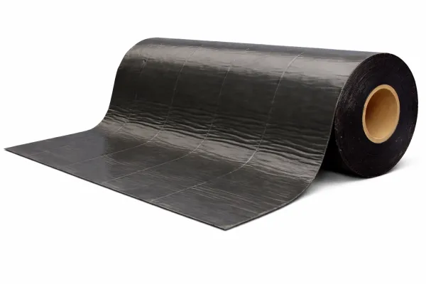 Self-Adhesive Aluminium-Coated Roof Waterproofing Membrane, Black – 1 m x 5 m Roll 5 m² | Quick Sealing Without an Open Flame