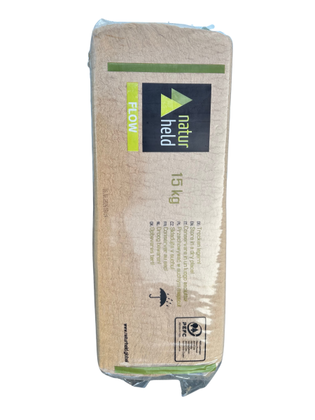 naturheld Flow– Holzfaser-Einblasdämmung Sack 15 kg