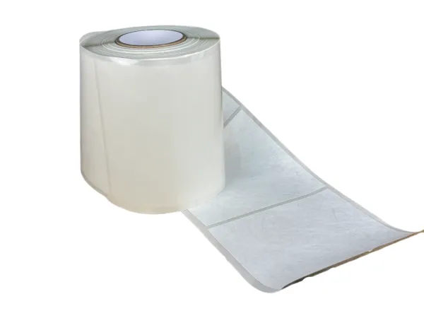 Adhesive Pads 180 × 180 mm – Roll of 220 pcs for Blow-in Openings – Tyvek® vapour-permeable, waterproof, white