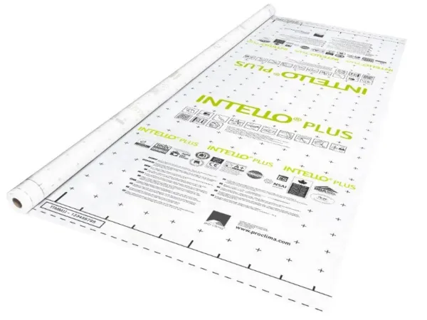 Intello Plus 1 m² cut to size - Reinforced hydrosafe® high-performance vapour control membrane, suitable for all fibrous insulation materials