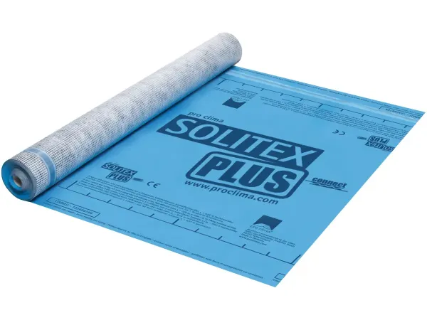 Solitex Plus connect 75 m² - Reinforced roofing underlay / breather membrane, with self-adhesive zones