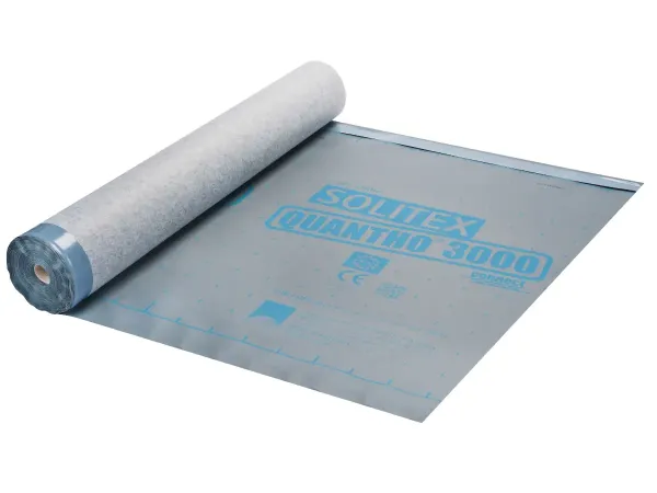 Solitex Quantho 3000 connect 75 m² 1,50 x 50 m - Medium-weight roofing underlay with self-sealing perforations and waterproof adhesive strips