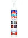 Aqua-Dicht transparent 300 ml cartridge with spatula attachment – instant sealing compound for repairs, broad adhesion range even in wet conditions