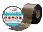 Bitumen aluminum tape Lead colored 50 mm x 10 m – self-adhesive sealing and repair tape, weather-resistant