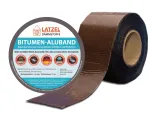 Bitumen aluminum tape Brown 50 mm x 10 m – self-adhesive sealing and repair tape, weather-resistant